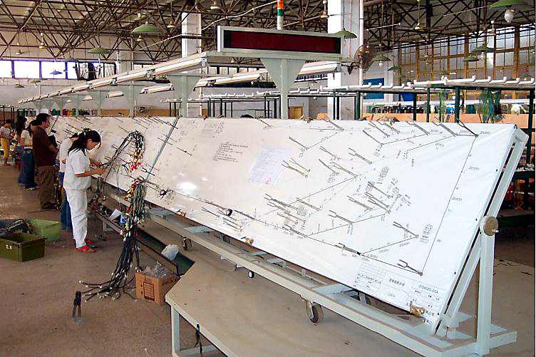 电子线束流水线设备